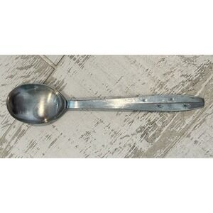 Vintage Regent Sheffield Stainless Steel Atomic Starburst Serving Spoon JAPAN